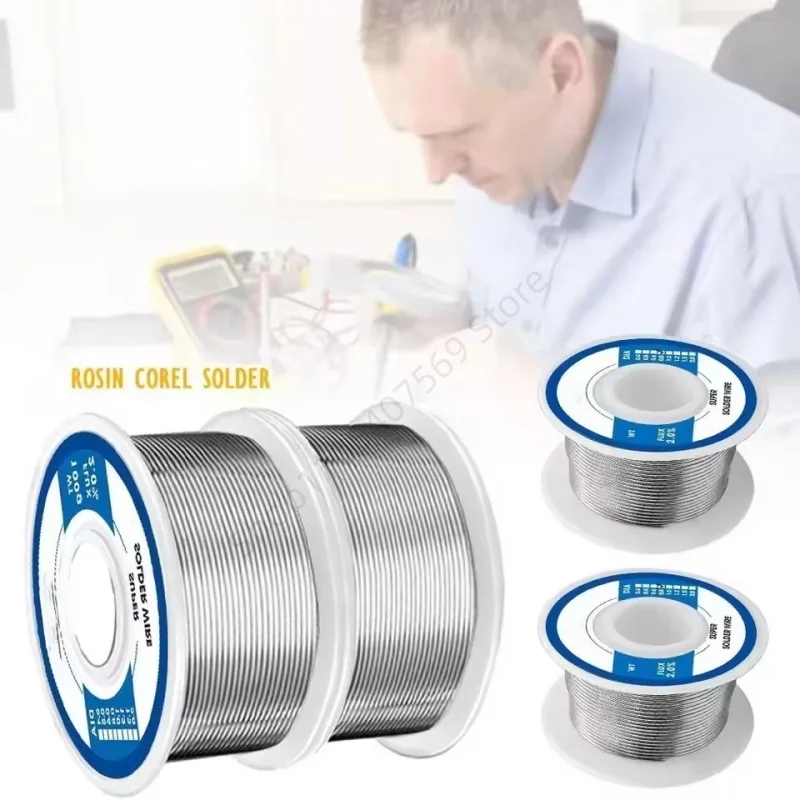 50/100g Solder Wire Tin Roll Clean Rosin Welding Core Soldering Wire Flux Reel Tube Low Temperature Easy Melt Solder Wire