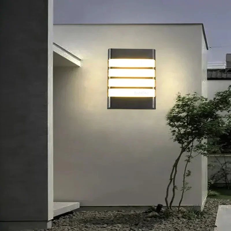 Modern LED Outdoor Wall Lamp for Garden Aisle Balcony Entryway Outdoor Waterproof IP65 Sconce Lighting Fixture Luster image 4