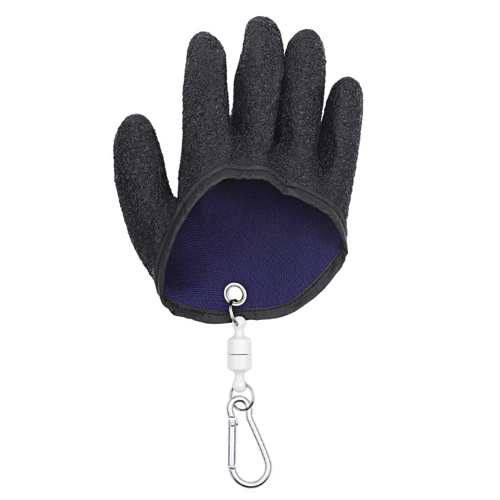 Professional Fishing Gloves with Magnetic Hook and Carabiner for Easy Transport and Secure Grip in All Weather Fishing