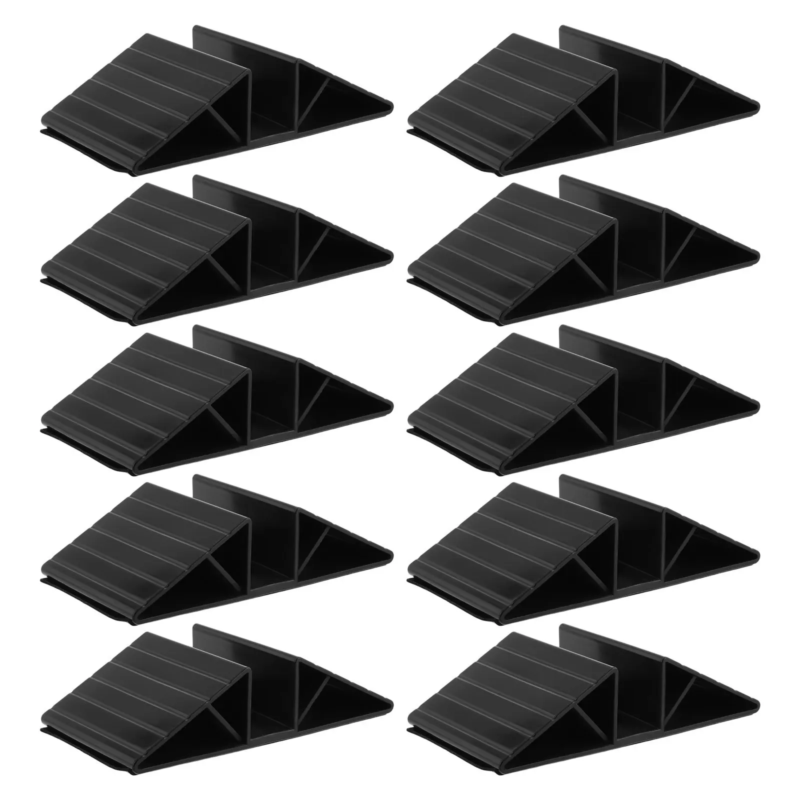 

10Pcs Pet Gate Stabilizer Feet Black Reinforcement Fitting for Dog Fence Panel Legs for Indoor Outdoor