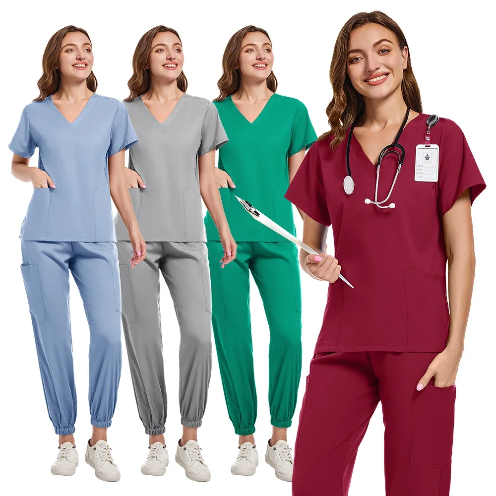 Wholesale Operating Room Medical Uniform Scrubs Hospital Working Scrubs Set Medical Supplies Nurse Dental Surgery Suit Workwear