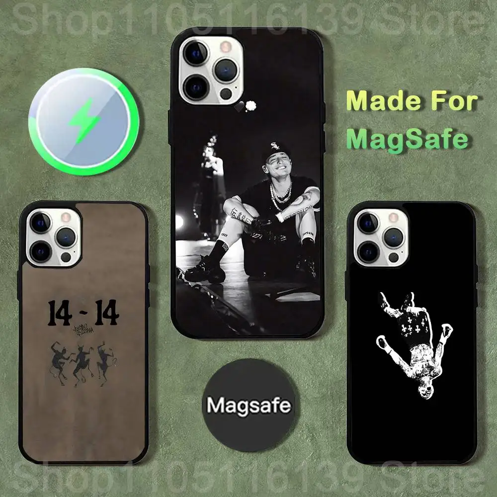 

Чехол для телефона Gervonta P-Peso Pluma для iPhone 17,16,15,14,13,12,11, Pro, Max, Plus, Mini,SE4,E с магнитной беспроводной зарядкой Magsafe