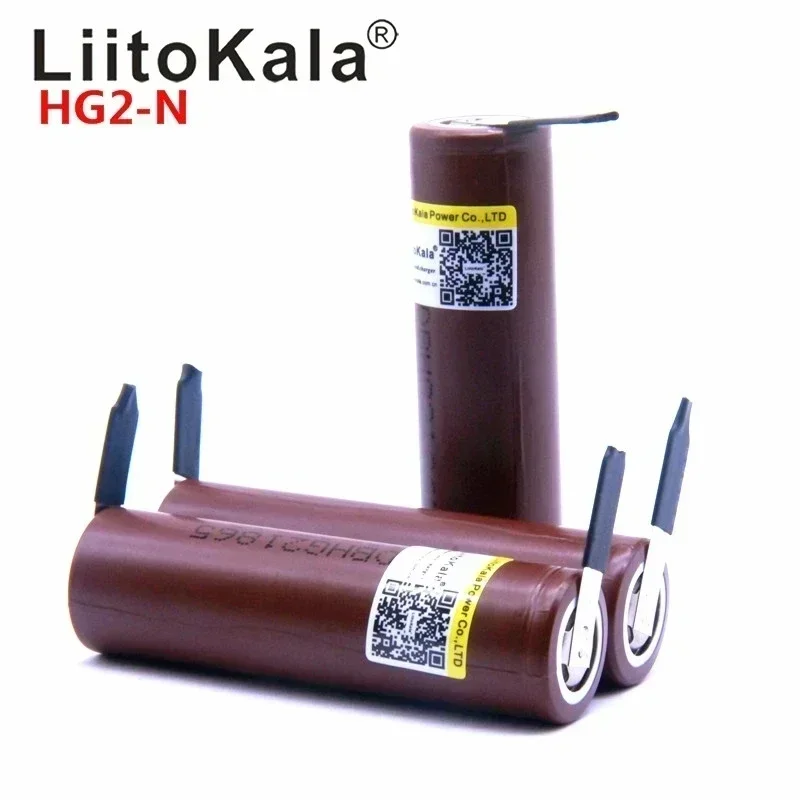 Liitokala 100% New HG2 18650 3000mAh Rechargeable battery 18650HG2 3.6V discharge 20A Max 35A Power batteries