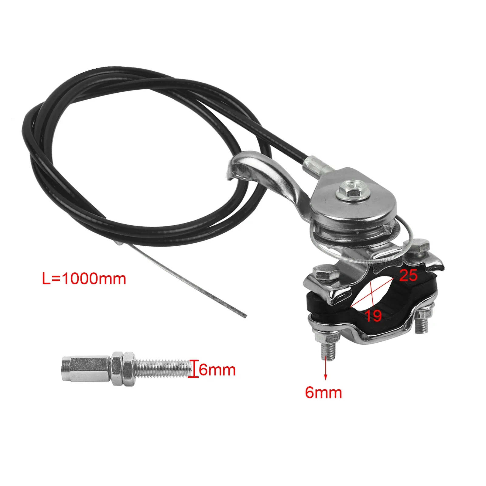 Throttle Cable Throttle Control Switch Lever Handle Mower Accelerator Thumb for Snow Blower GX160 GX200 Lawn Mower Garden Tools