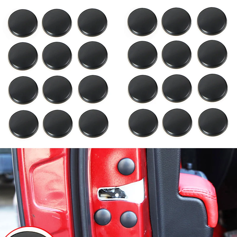 24pc Univeral Car Door Lock Screw Cover Cap Accessories For KIA K2 K3 K4 K5 Sorento Sportage Optima Rio Ceed Cerato Venga Soul