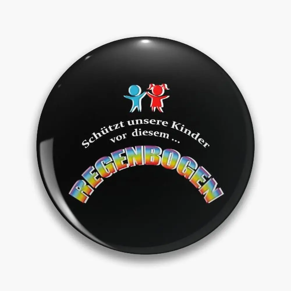 Protect our children from this rainbow... Pin Buttons Brooches  Jewelry Accessory Customize Brooch Fashion Lapel Badges