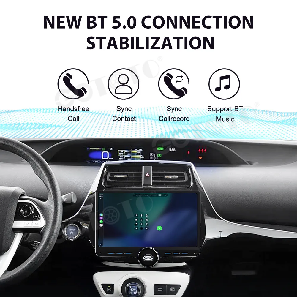 Radio Audio Stereo Android 15 11.5 Inch For Toyota Prius 2016 Car Multimedia Player Stereo Head Unit Android Auto CARPLAY