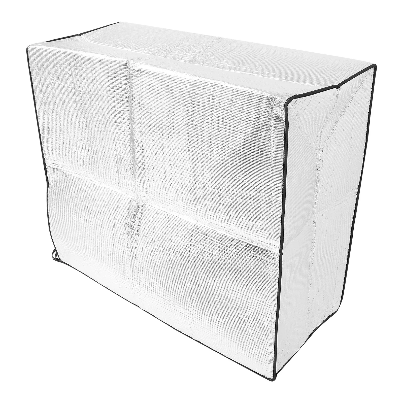 

Защитный чехол для кондиционера от солнца 98x79x42см, серебристый, из премиальной алюминиевой пленки, для улицы, блокирует солнечный свет, снижает нагрузку на устройство