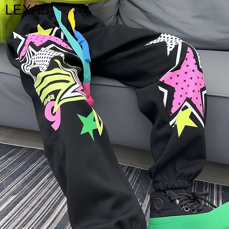 

Star Print sweatpants Harem Pants Women Y2k Clothes Casual Long Oversized Trousers Vestidos Outwear Sportwear Hip Hop 2024