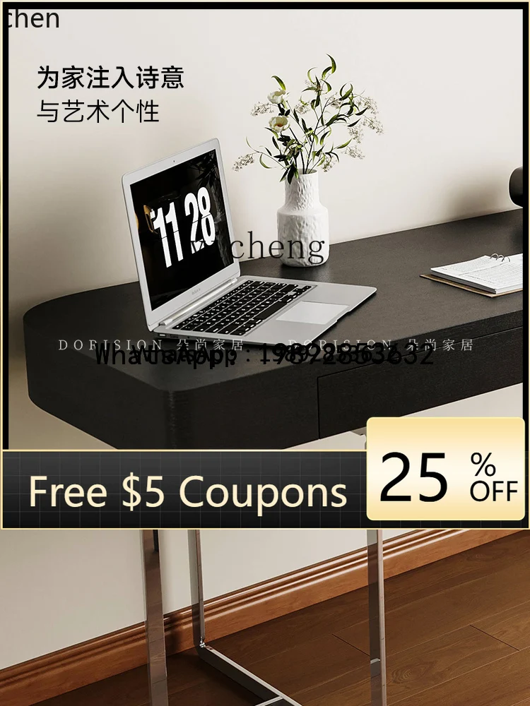 

ABB French retro desk home study computer table ligABB luxury bedroom writing Italian minimalist desk