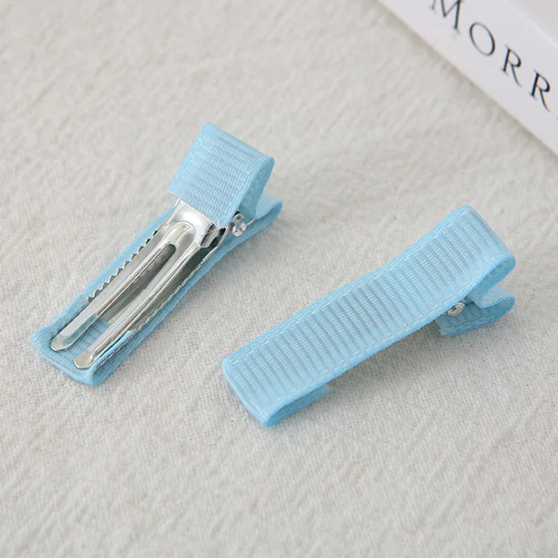 20pcs/lot 35mm Fabric Covered Hair Clip Base Alligator Hair Clips Hairpin Base For DIY Girls Baby Kids Bows Hairpins Accessories