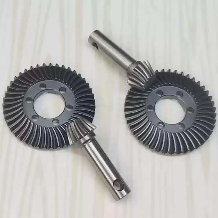 

1 комплект, 1/6, высокоточный мостовой шестерня, спиральная коническая шестерня, 12T/43T, детали для обновления радиоуправляемого автомобиля и грузовика