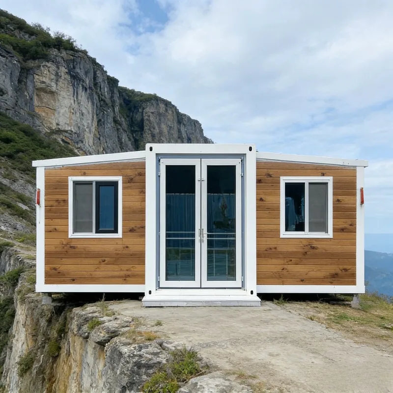 Prefab Foldout Room Mobile Versatile Foldable House for Bedroom Living Room Workshop School Home Folding Container House
