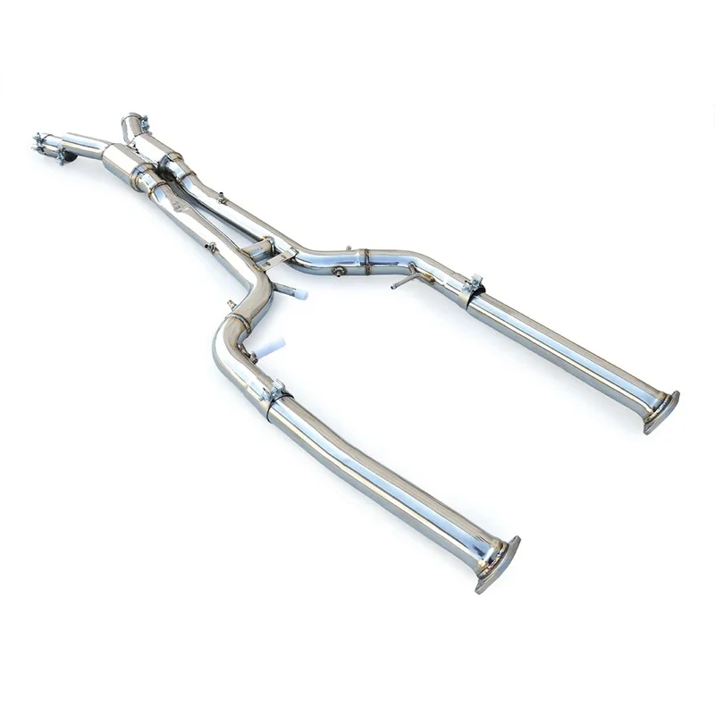 Factory Wholesale 304 Stainless Steel Exhaust Mid Section Pipe for BMW X3M X4M 3.0T S58 F97 F98 Direct Fit Parts