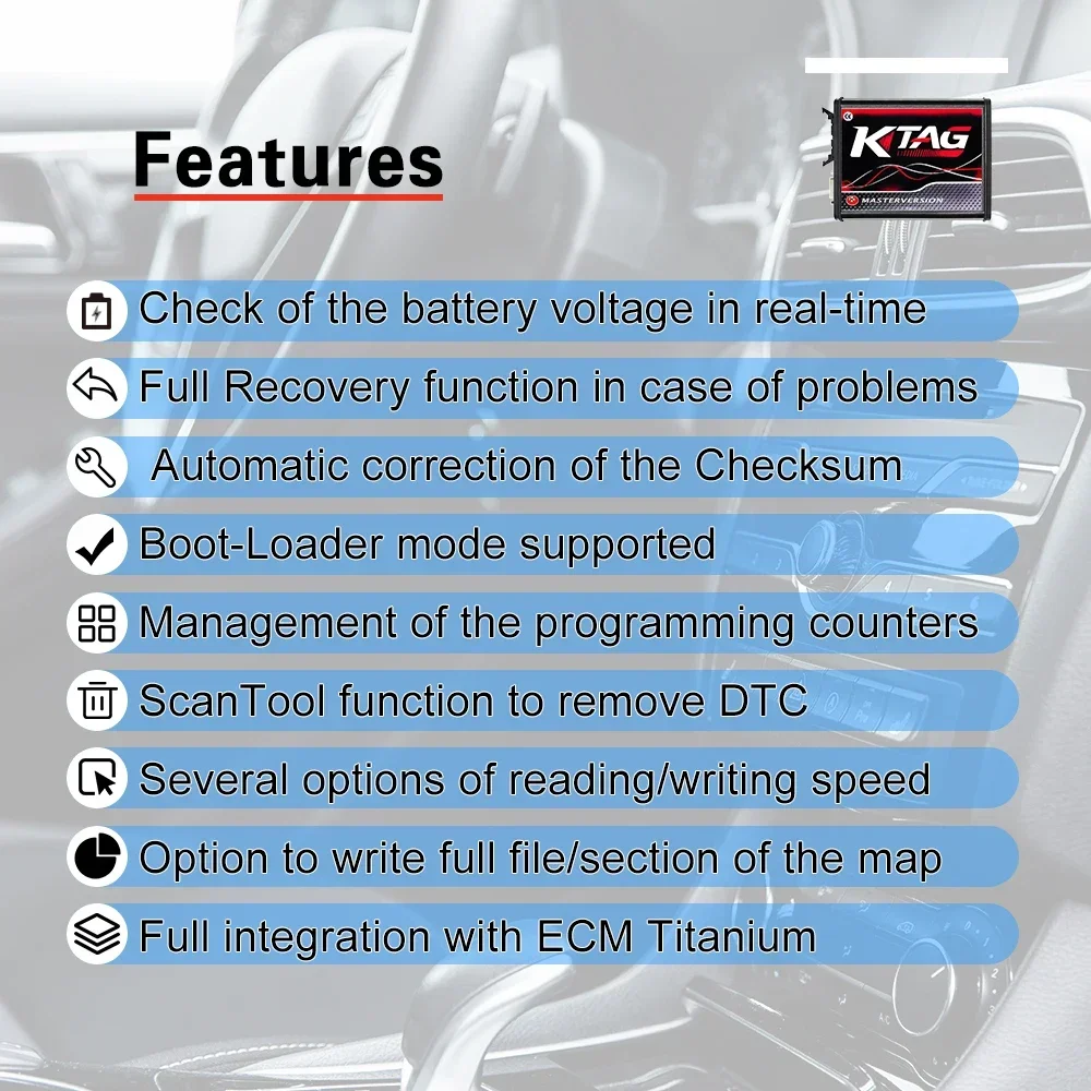 Winlos와 함께 작동하는 K-TAG 7.020 마스터 ECU 칩 튜닝 도구, K-ESS V2.53 V2 SW V2.25 v2.80 KESS Ktag KTAG V7.020