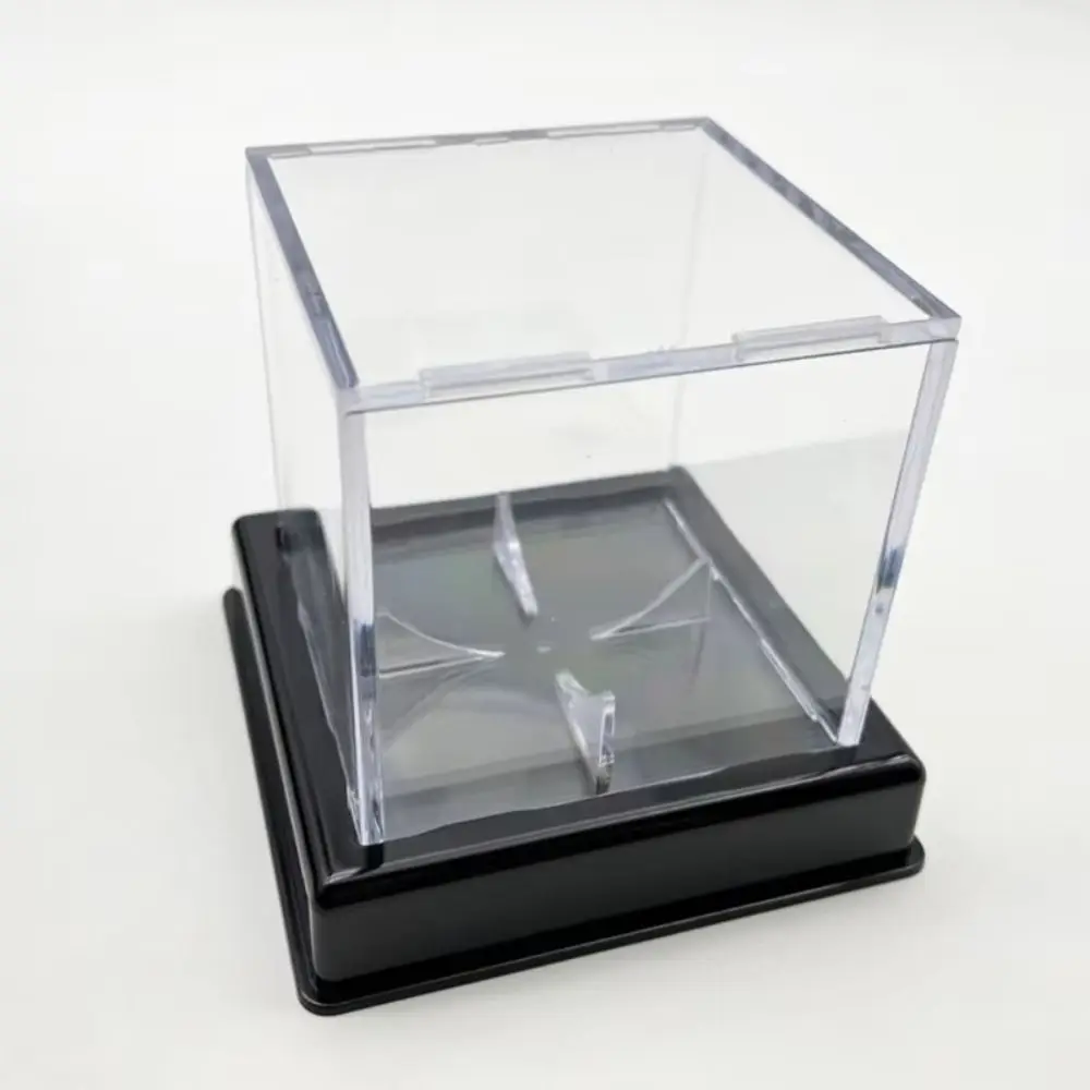 Durable Acrylic Baseball Box Dustproof UV Protection Baseball Display Case Holder Box Clear Storage Box Baseball Golf Tennis