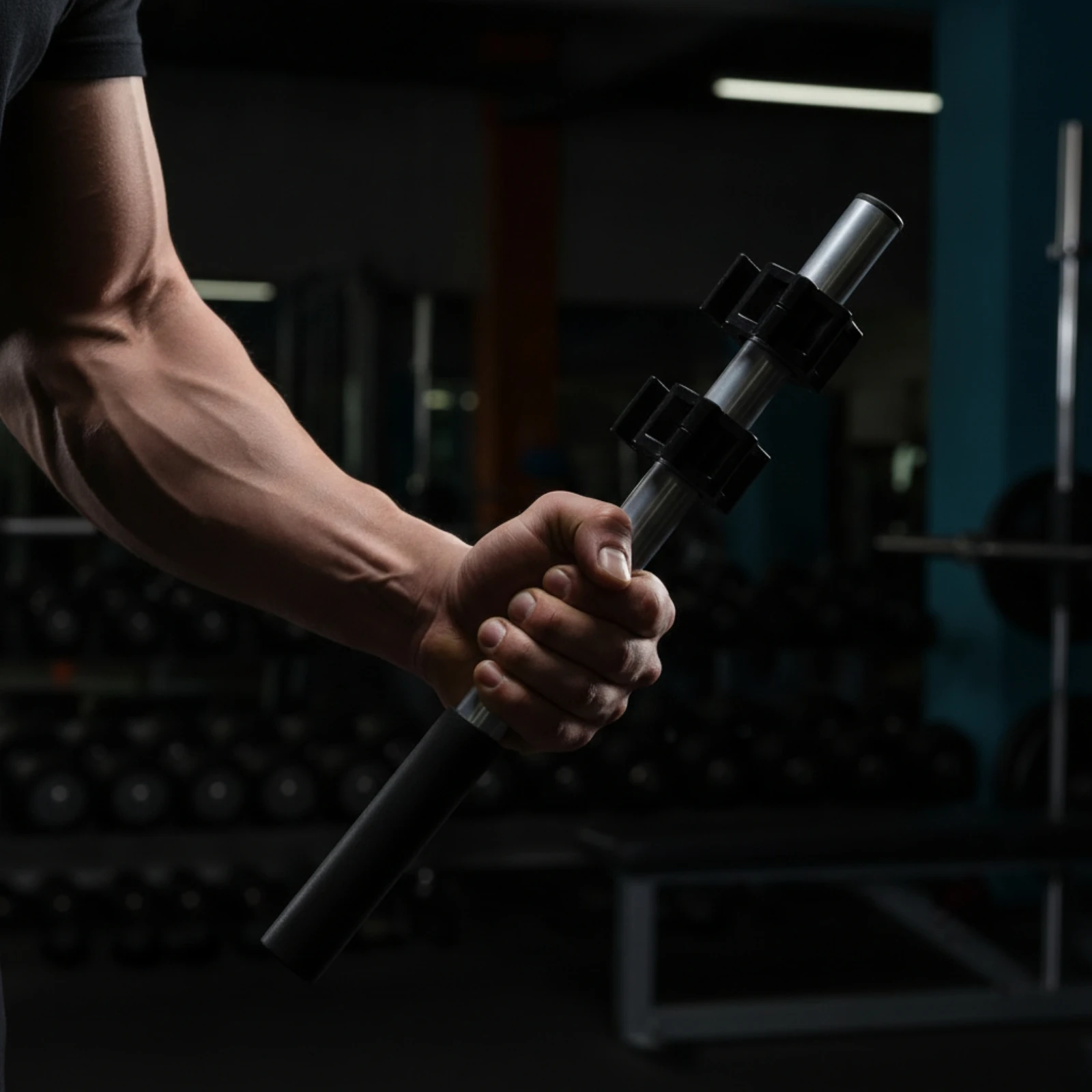 forearm-training-grip-bar-metal-grip-bar-with-foam-handle-strengthener-lightweight-equipment-long-lasting-for-climbers-home-gym