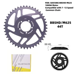 GUSTAVO Electric bicycle ChainRing ,Offset 24.5MM, For BAFANG BBSHD M625 ,1000W Mid Drive Motor ,42T 44T 46T 48T