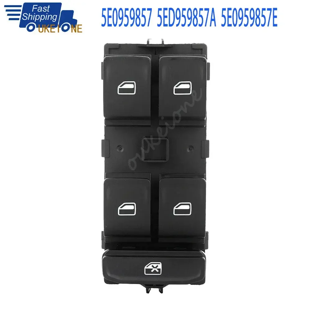 5E0959857 5ED959857A Car Accessories Electric Power Window Lifter Control Switch for Skoda Karoq Superb Octavia Faibia 2013-2018