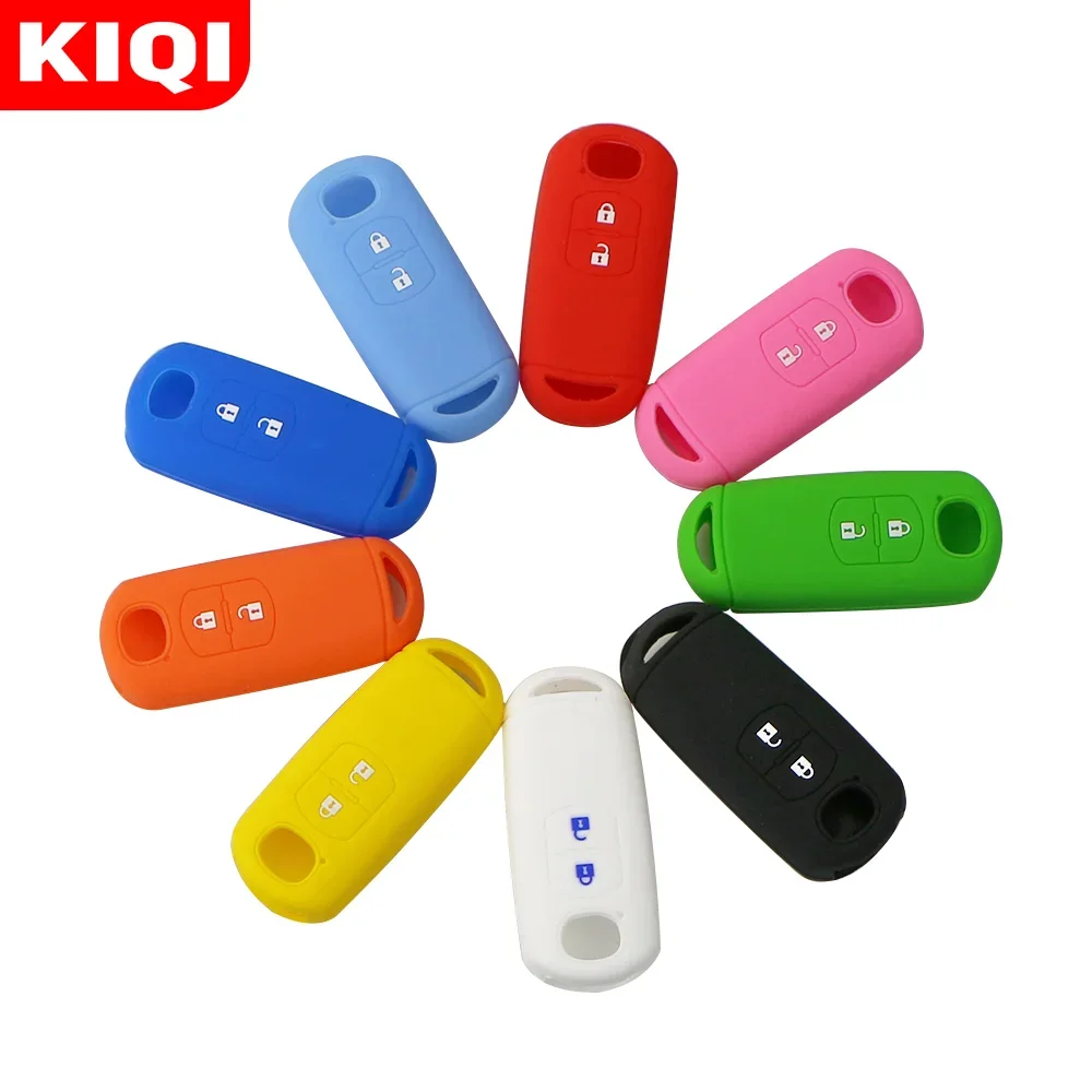 Silicone Rubber Car Key Cover For Mazda Cx-5 /Cx5 Atenza Cx-7 Cx-9 Mx5 Key Case Colorful  Accessories