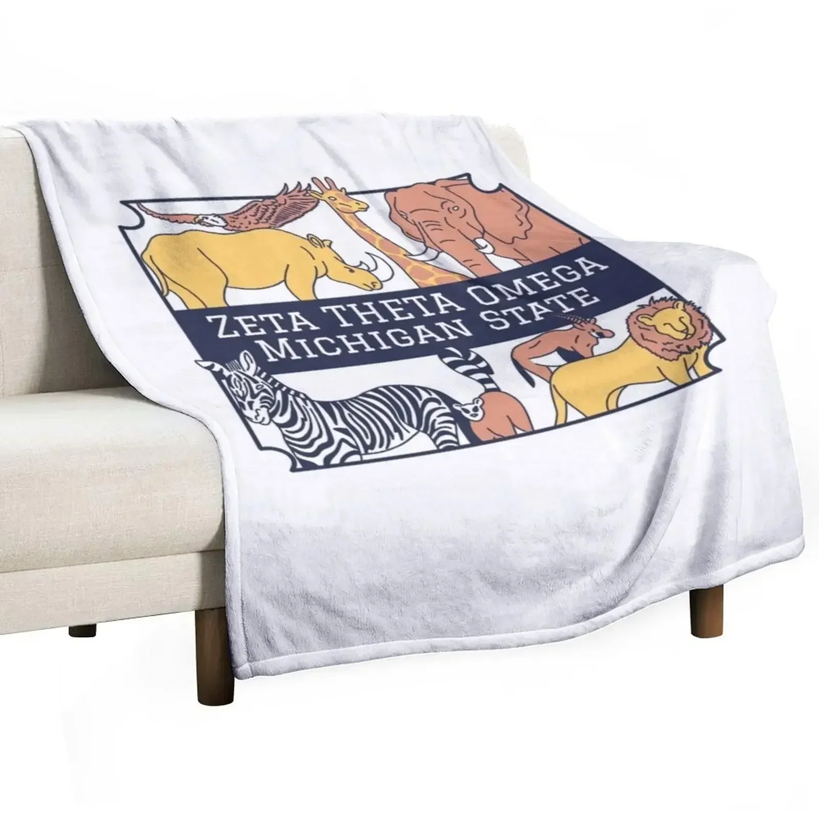 

ZTO Zoo Animals Throw Blanket Travel Fashion Sofas Blankets