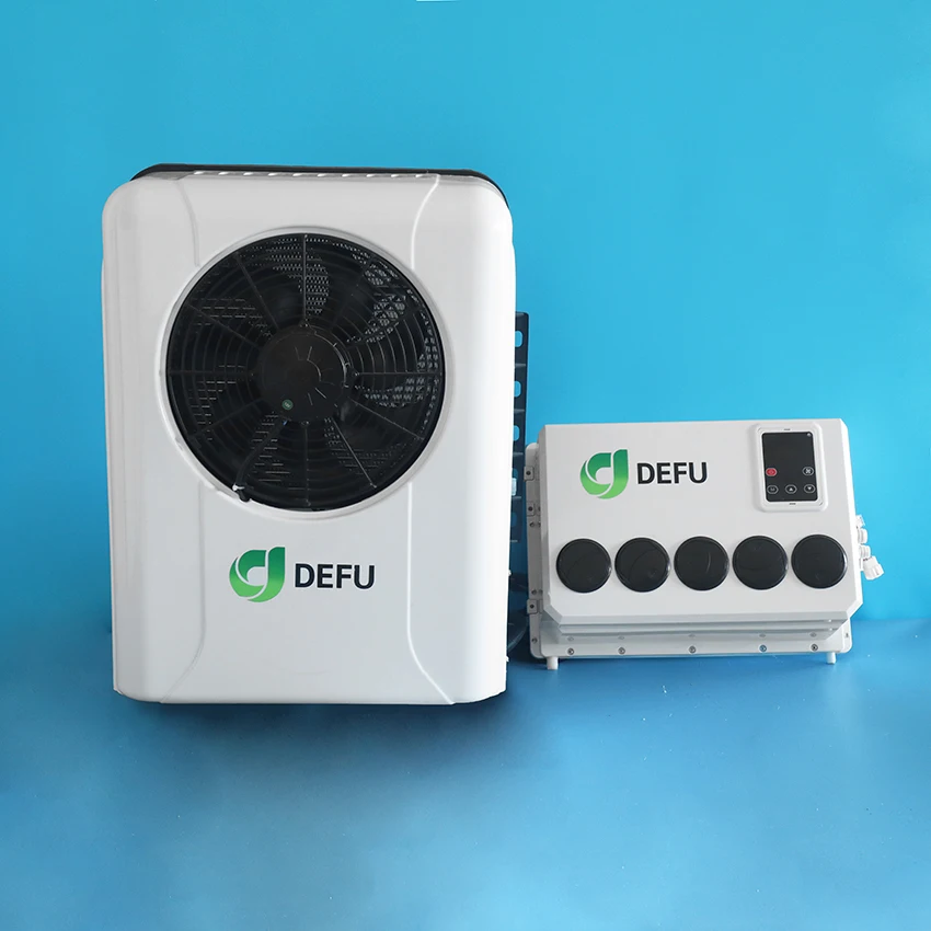 سبليت برودة فان الكهربائية 12 فولت المقصورة التبريد APU 24 فولت شاحنة وقوف السيارات 12 فولت مكيف الهواء لمقصورة الشاحنات