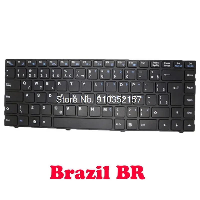 

Laptop Keyboard For Lanix Neuron A V2 Neuron R Neuron R 82B382 14' Latin America LA Brazil BR Black