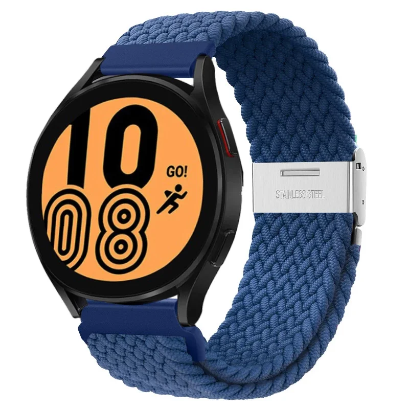 20/22mm Band for Samsung Galaxy Watch 5/6/pro/4 46mm/42mm/active 2 Gear s3 braided Elastic bracelet Huawei GT/2/GT2/3 Pro strap