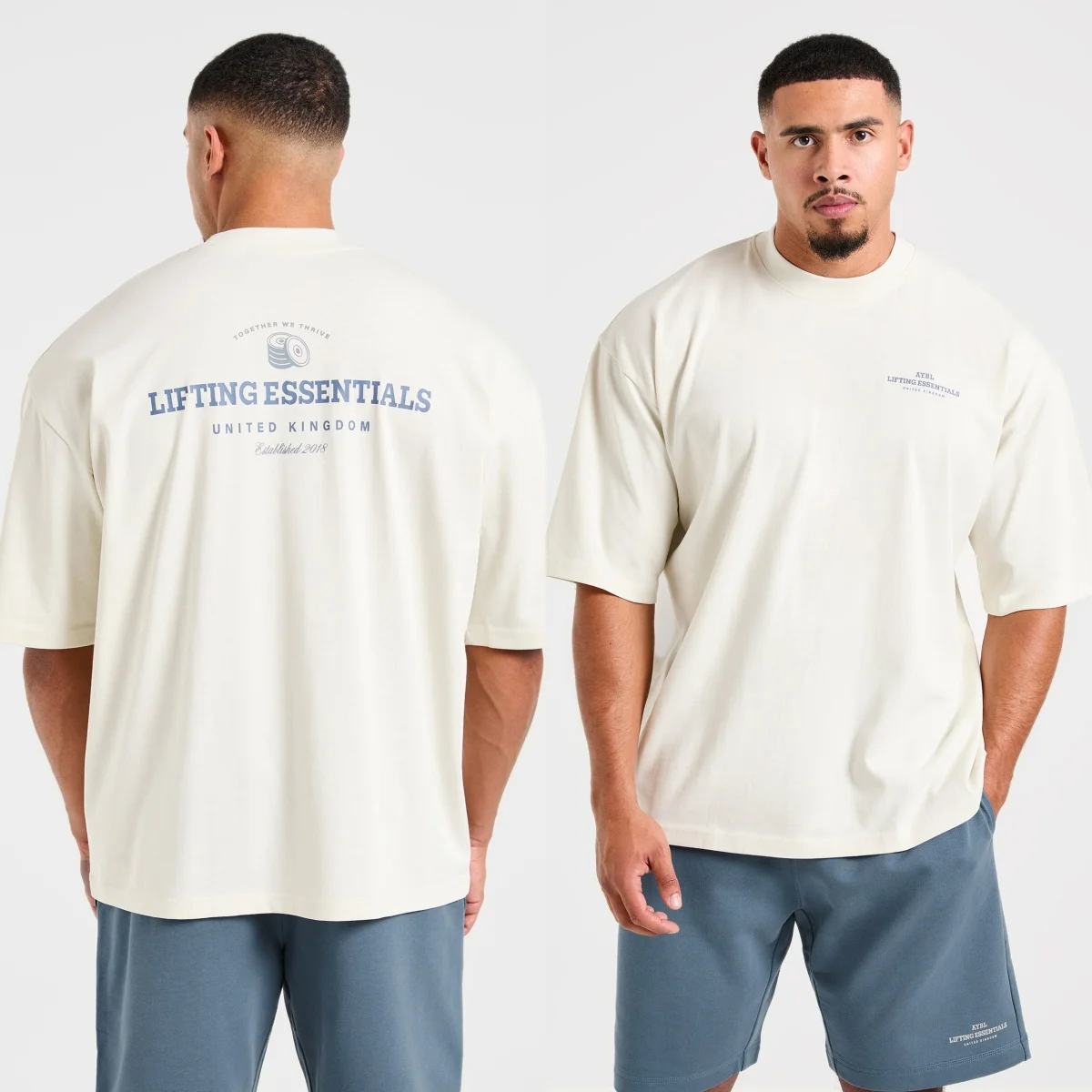 Apex Lifting Essentials Oversized GYM Fitness Sports Brand Graphic Tee Cotton Men Women T-Shirt Loose Workout Top
