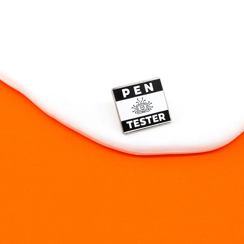 Cyber Security Pen Tester Badge Hacker Pen Tester Enamel Pin view 6