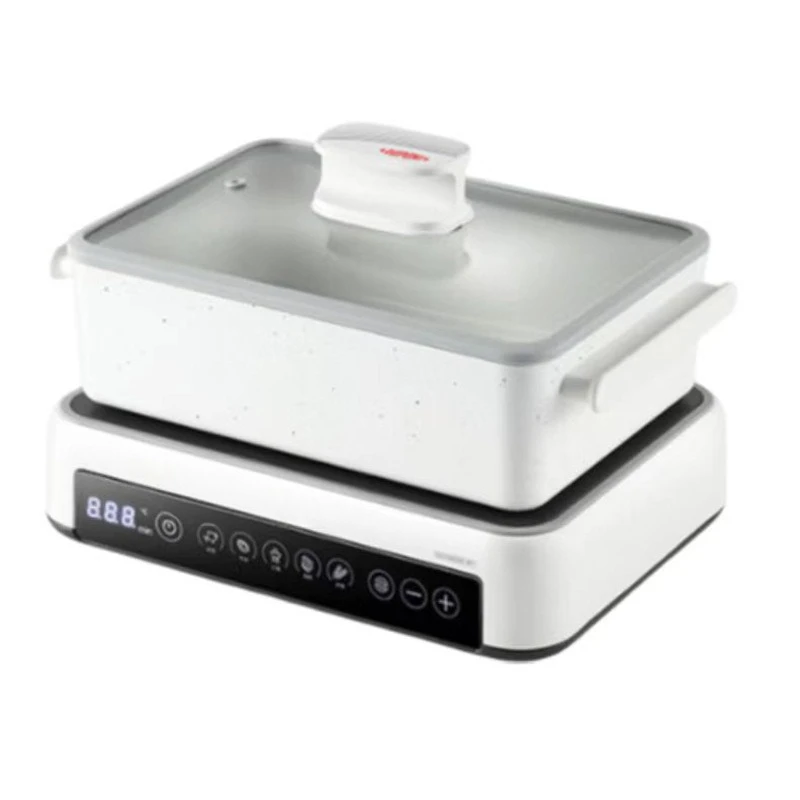 

Multifunctional cooking pot, household electric hot pot, large screen touch, multi-purpose