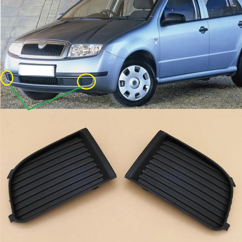 Dla Skoda Fabia MK1 2000 2001 2002 2003 2004 Stylizacja samochodu Przedni zderzak Światło przeciwmgielne Osłona kratki