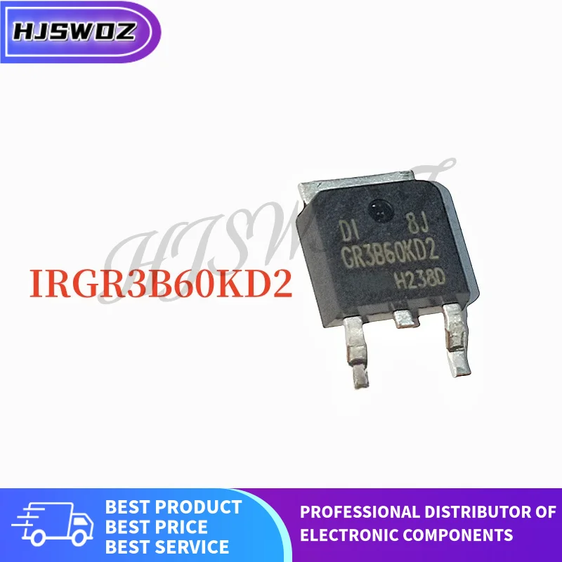 10pcs 100% New IRGR3B60KD2 GR3B60KD2 TO-252 IRGR3B60 Chipset electronics component transistor High-power In Stock