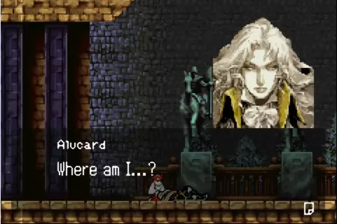 بطاقة الألعاب 32 بت: Castlevania Harmony Alucard hack (إصدار الولايات المتحدة الأمريكية!! اللغات الإنجليزية!!)
