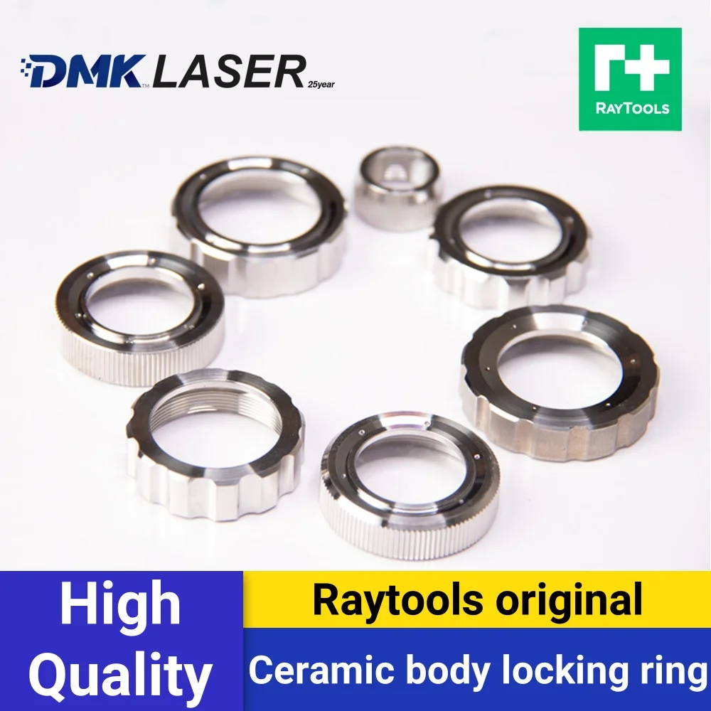 Raytools original Laser cutting locking nut for cutter head ceramic body pressure ring nozzles pressure sleeve for cutter head
