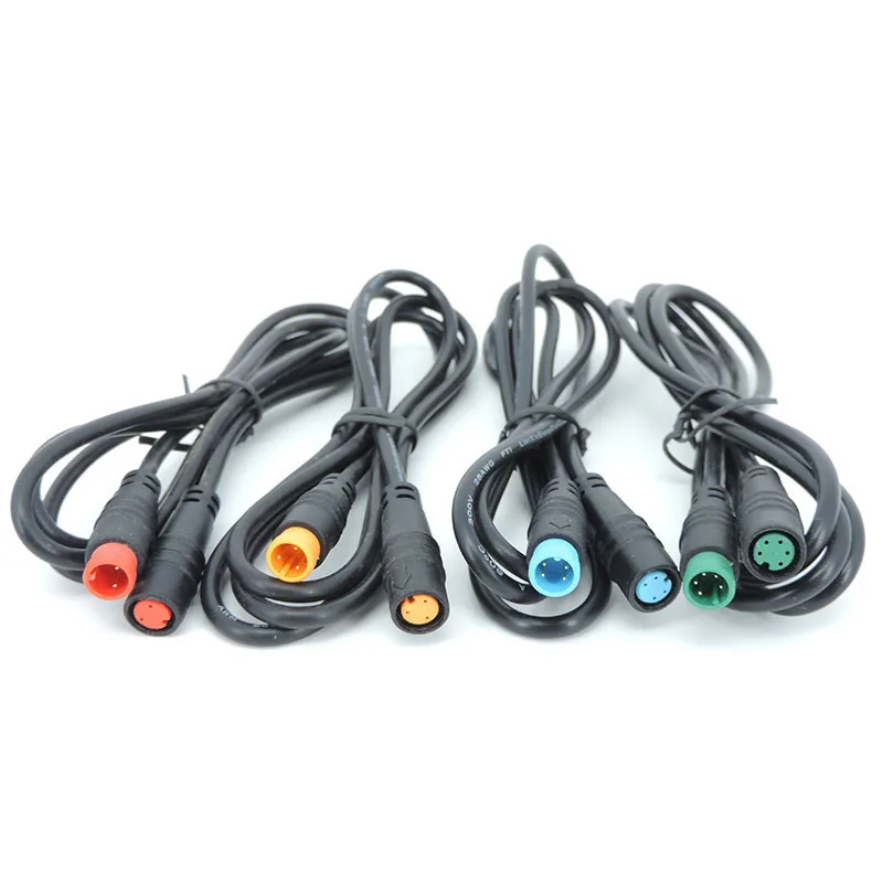 M8 2 3 4 5 6 8 Pin 1M E-Bike Geschwindigkeitssensor Stecker auf Buchse M/F Verlängerungskabel Elektrofahrrad Wasserdichter E-Bike-Draht – Detail 7