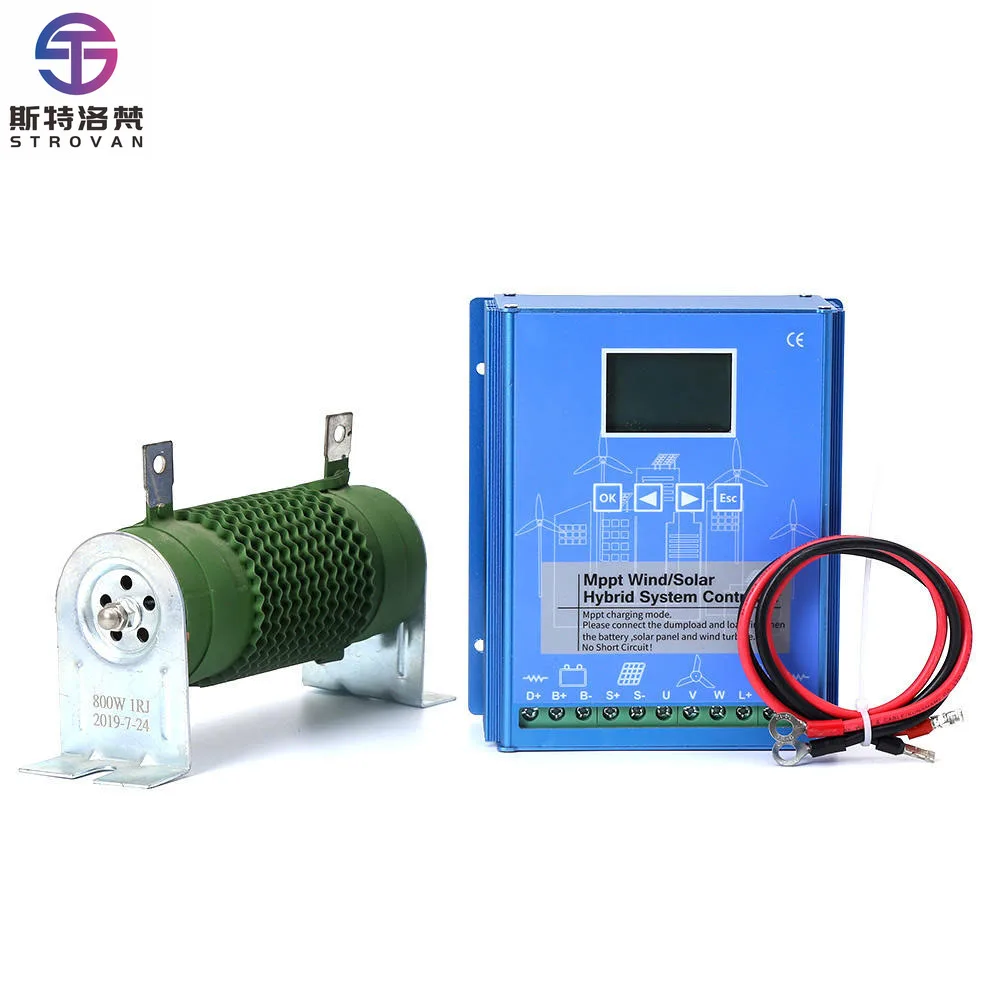 

500W-5000W Wind Turbine Controller with LCD Display & Automatic Braking System MPPT Controller for Off-Grid Power Generation