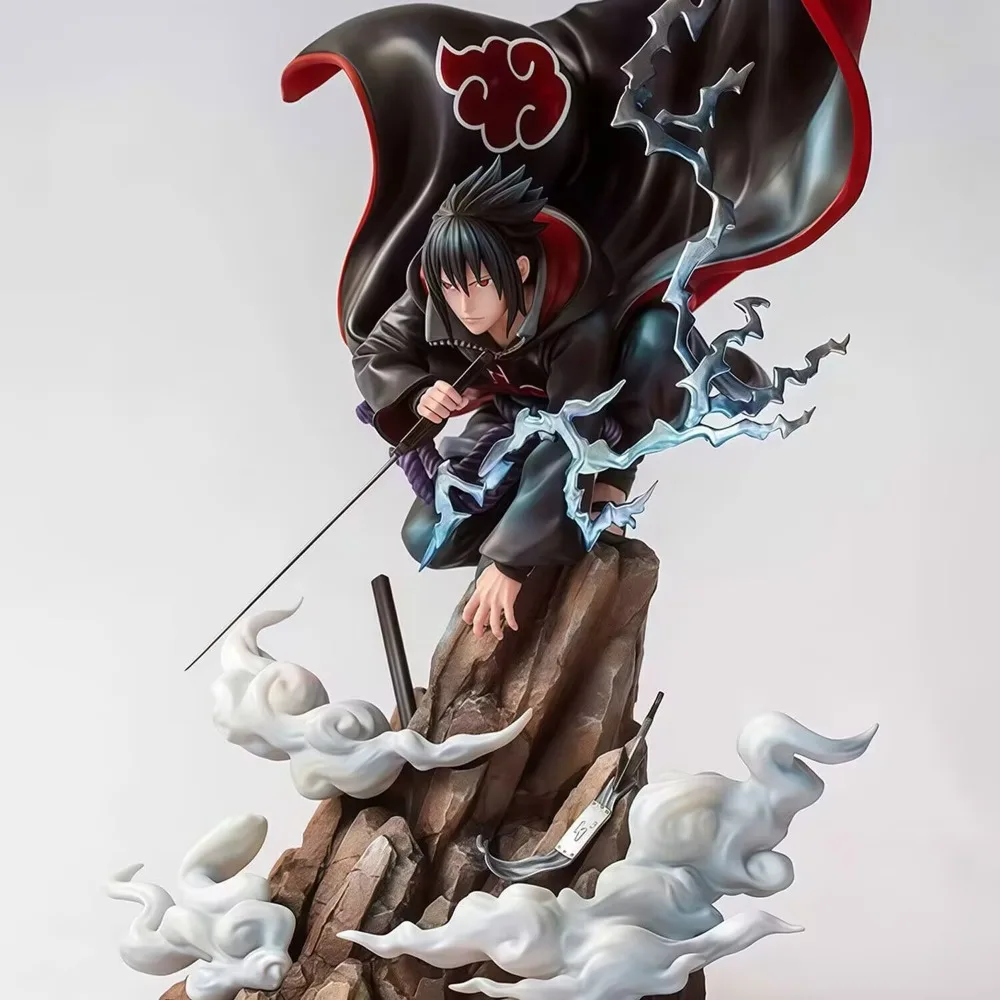 

Наруто Саске Учиха аниме фигурка 43 см статическая накидка сцена GK Коллекционная модель дисплея орнамент премиум-класса ограниченная серия подарок для фанатов