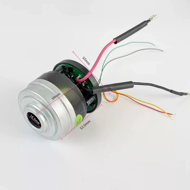 Used 21.6V 22.2V 200W Brushless Vacuum Motor 55mm Blower with Driver Board for Handheld Cleaner