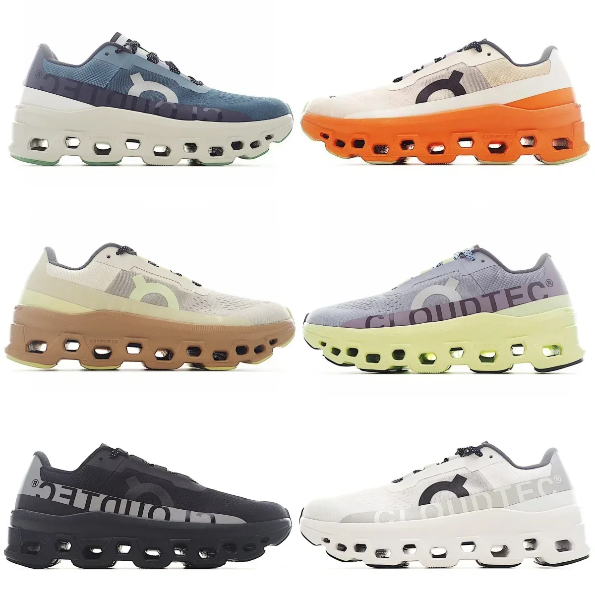 Original On Cloudmonster Monster Shoes Men Women Long Distance Running Shoes Breathable Anti-slip