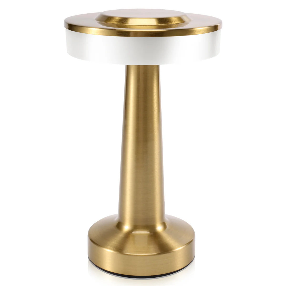 Touch LED Rechargeable Table Lamp Dining Table Hotel Bar Table Lamp Outdoor Small Night Lamp Decorative Table Lamp,GoldB84B