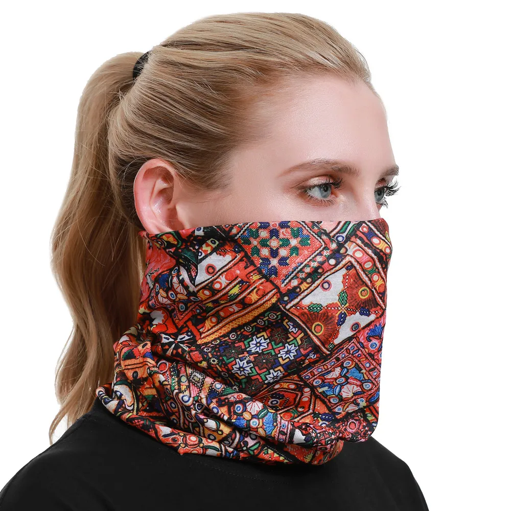 Unisex Nahtlose Bandanas Plaid Design Radfahren Gesichtsschutz Maske Für Frauen Männer Reiten Kopftuch Sport Kopftuch Moto Sturmhaube – Detail 9