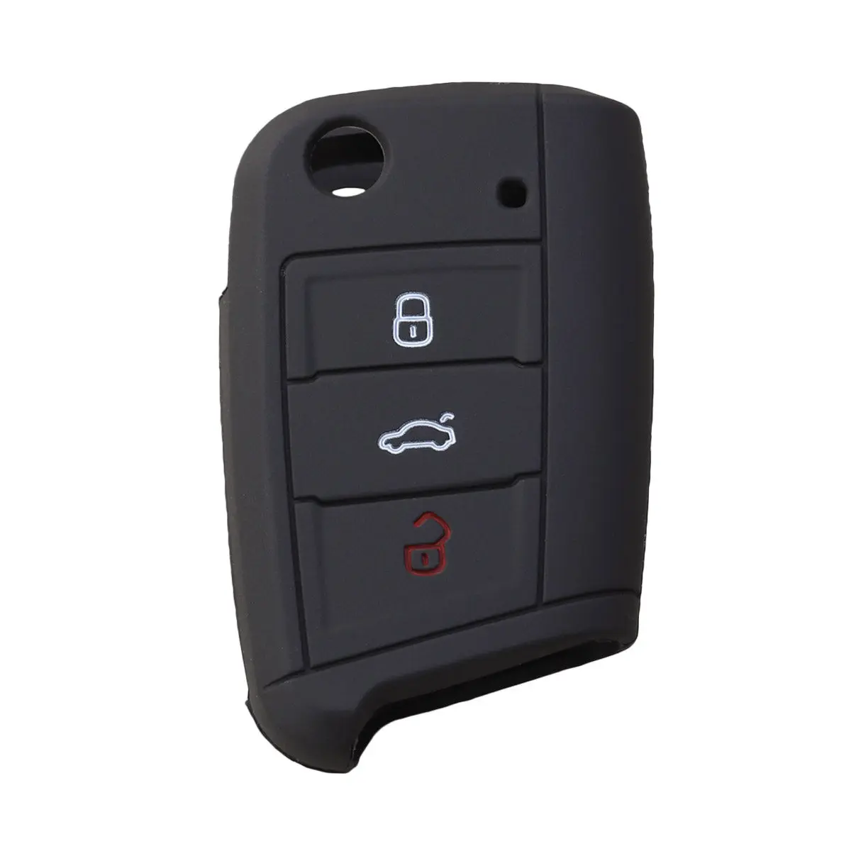 Black Silicone Key Case Cover for Series Car Key Case Cover Protect Scratch Impact Resistant Cushion Effect Easy Clean