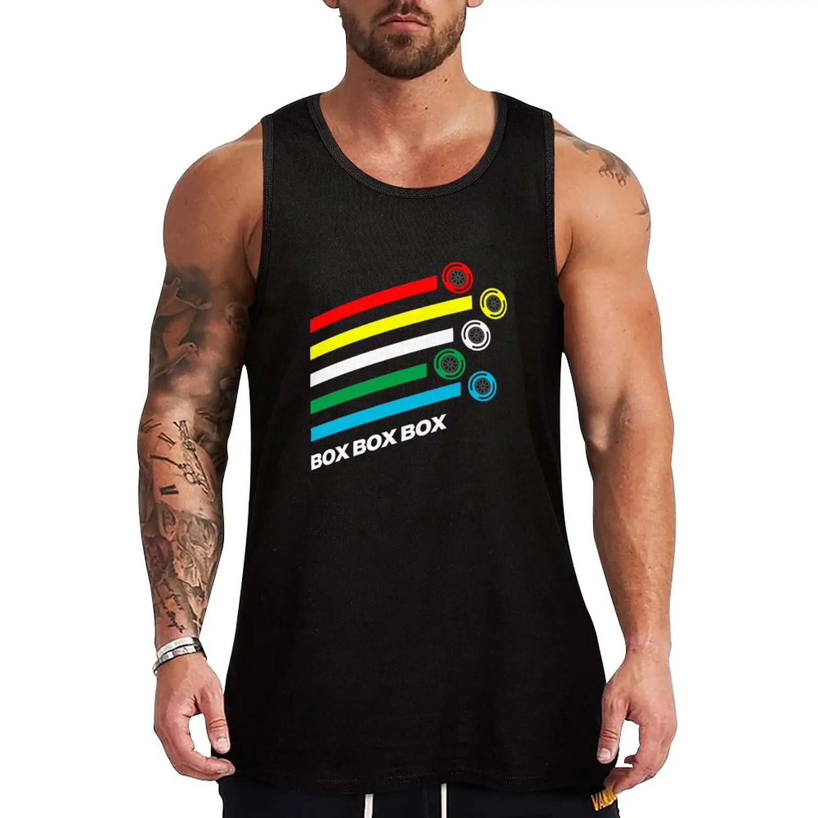 

Box Box Box F1 Tyre Compound Options Tank Top Short sleeve t-shirt Men's