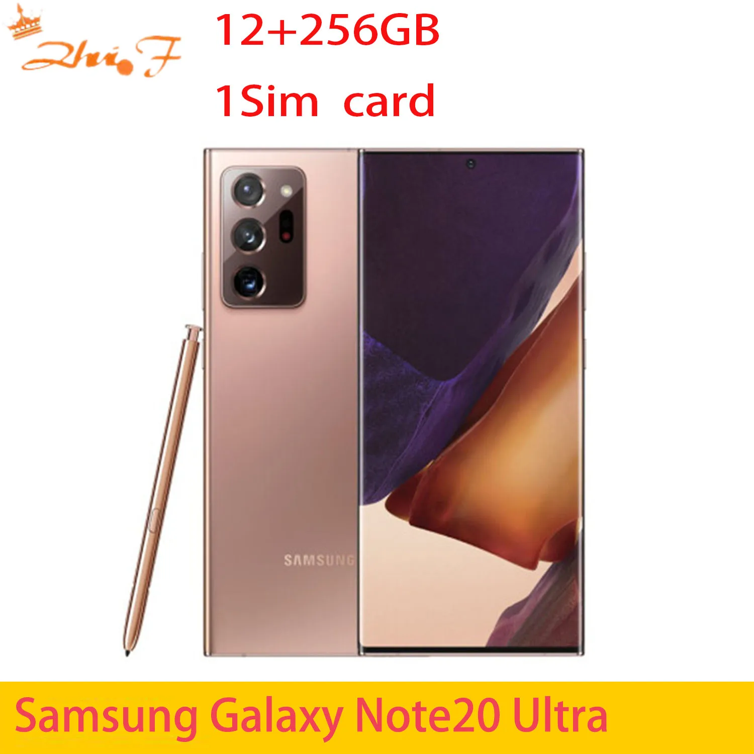 Samsung Galaxy Note 20 Ultra 5G N986N, 256 GB ROM, 12 GB RAM, Single-SIM-Entriegelungstelefon