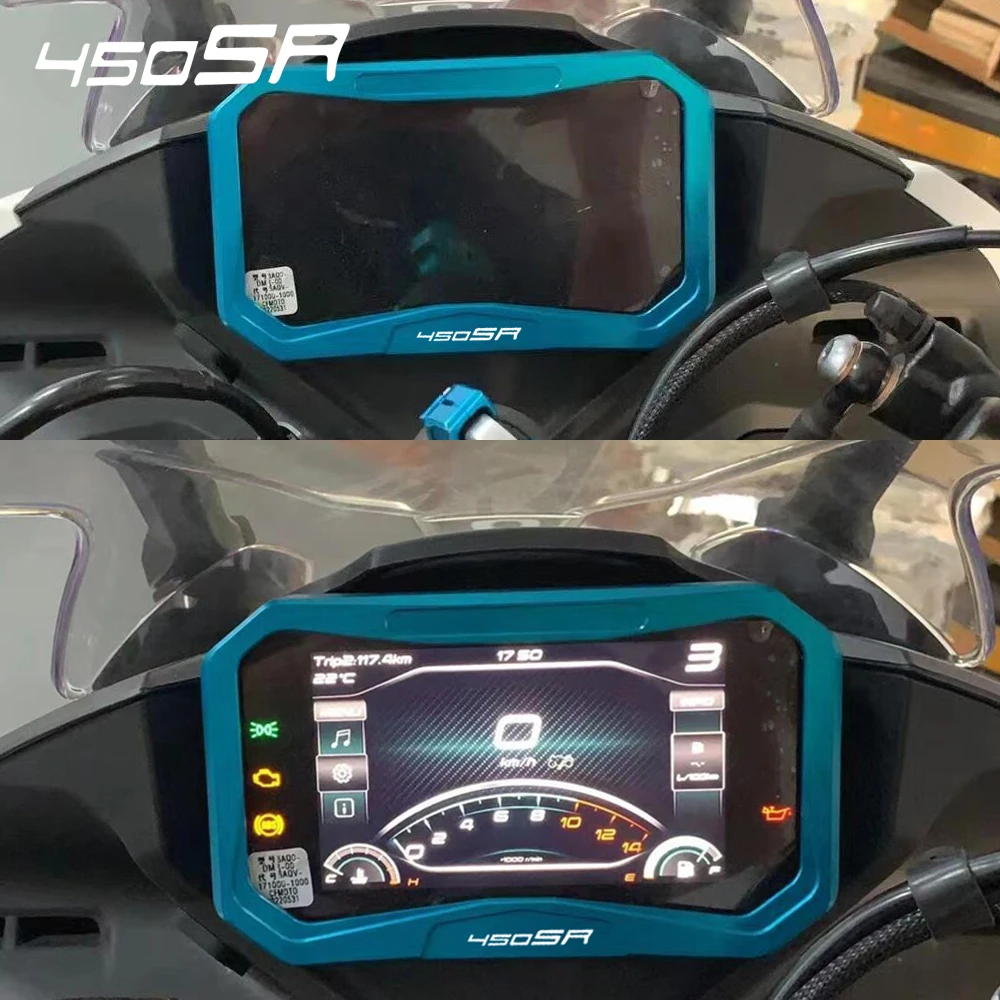 CNC Meter Frame Cover Screen Glare Shield Instrument Display Guard FOR CFMOTO CF MOTO 450SR 450 SR 2022 2023 2024 New Motorcycle