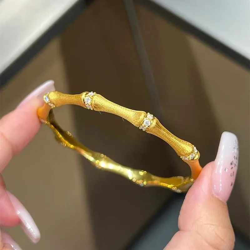 

14-каратное золото, лабораторный браслет с муассанитом и бриллиантами, стерлинговое серебро 925 пробы, обручальные свадебные браслеты, браслеты для женщин, свадебные украшения