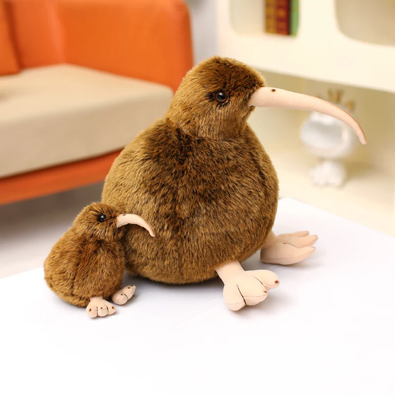 

Мягкая игрушка-киви, имитация птицы, 12-48 см, коричневая, реалистичная, для декора дома, подарок