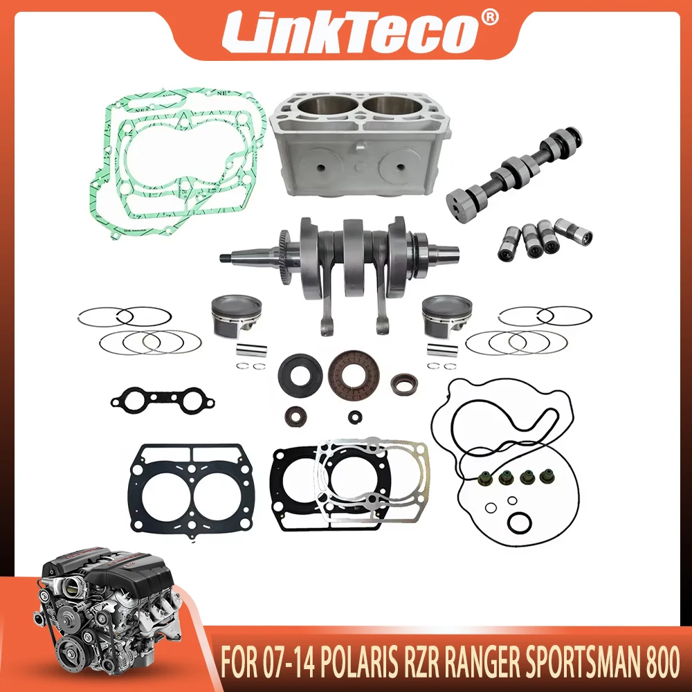 

Детали двигателя, прокладка цилиндра коленчатого вала, комплект гоночного распределительного вала, подходит для L2 для Polaris RZR Ranger Sportsman 800 RZR 4800 07-14.