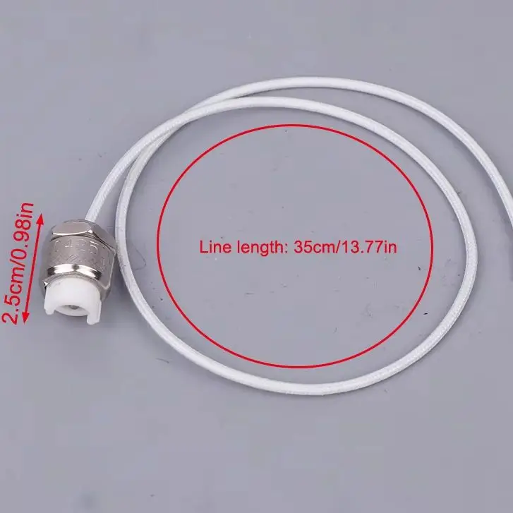 

2 PCS R7S Ceramic Lamp Holder Lamp Head Lamp Tube LED Lighting Lamp Tube Heating Tube Heating Tube Test Machine Lamp Holder